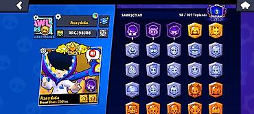 ps satış: Brawl Stars oyunu üçün yüksək səviyyəli hesab Xüsusiyyətlər: - — 5