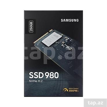 SSD Samsung 980 SSD 250GB NVMe M.2 🔋Rəqəmsal Saxlama Tutumu: 250 GB