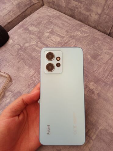 islenmis kondisoner: Xiaomi 12, 128 GB, rəng - Göy, 
 Barmaq izi