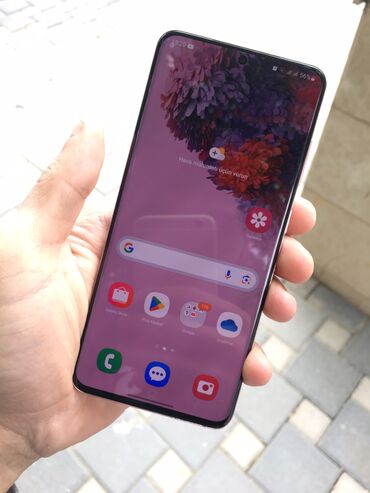Samsung: Samsung Galaxy S20, 128 GB, rəng - Çəhrayı, Barmaq izi, İki sim kartlı, Face ID