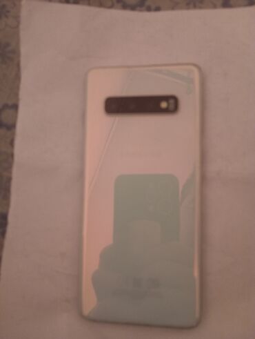 samsung s10 5g цена бишкек: Samsung Galaxy S10, Колдонулган, 128 ГБ, түсү - Ак, 2 SIM