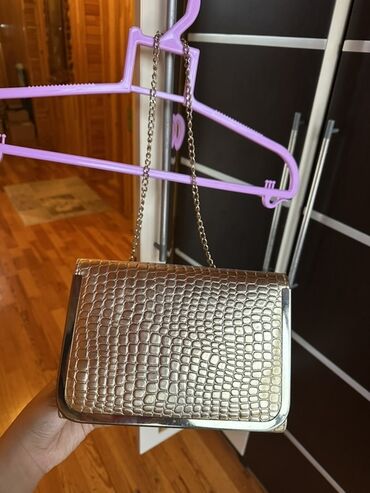 Çantalar: Zəncirli çiyin çantaları seti - Model 1: Qırmızı rəngdə mini çiyin — 7