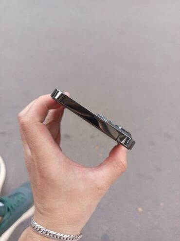 камира наблюдения: IPhone 13 Pro Max, Колдонулган, 128 ГБ, Natural Titanium, 100 %