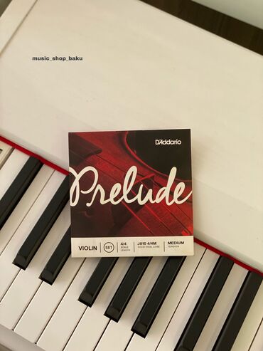 Pianolar: Daddario skripka simi Model: J810 4/4M Digər musiqi alətlərinin