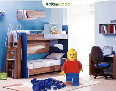 Qida məhsulları: Oğlan üçün, İşlənmiş, 2 təknəfərlik çarpayı, Dolab