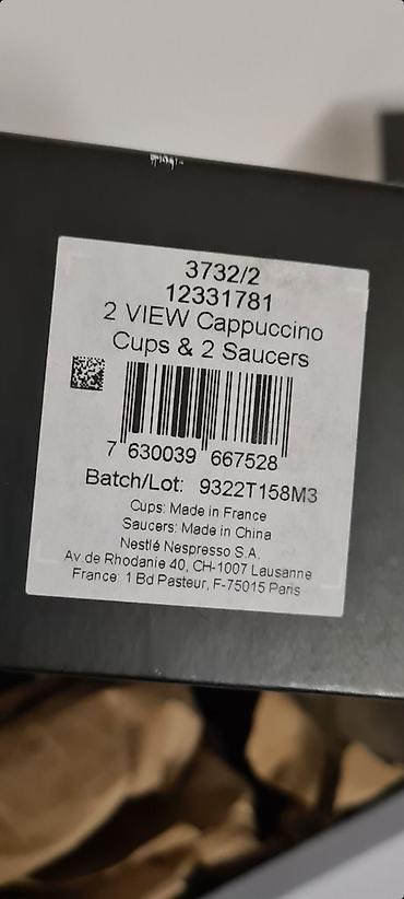 Kuhinjski setovi: ★ Prodajem originalne prelepe Nespresso šoljice (oko 180ml). Pogodne — 11