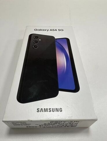 Samsung: Samsung A54, Б/у, 256 ГБ, цвет - Синий, 1 SIM, 2 SIM