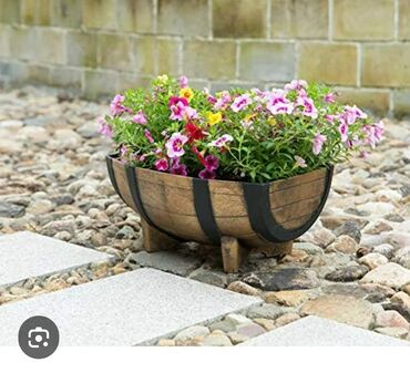 Süni güllər: Taxta dibçək, Dekorativ yumru dolab-çəllək, sifarişlə hazırlanması — 6