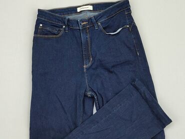 jeansowe spódnice z przetarciami: Jeansy, Marks & Spencer, M, stan - Bardzo dobry