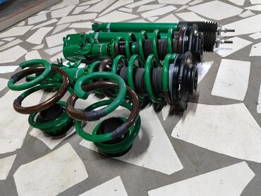 Амортизаторы, пневмобаллоны: Комплект амортизаторов Nissan 2015 г., Б/у, Оригинал, Япония — 5