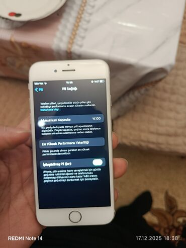 Apple iPhone: IPhone 6s, 32 GB, Gümüşü, Barmaq izi — 4