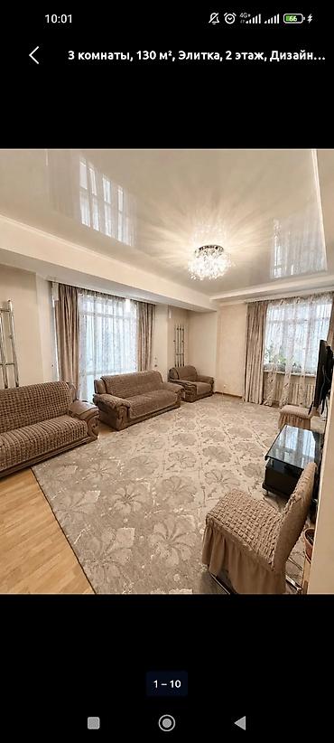 120: 3 комнаты, 120 м², Золотой квадрат Элитка, 2 этаж, Дизайнерский ремонт — 4