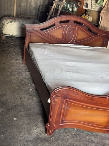 Спальные гарнитуры: Спальный гарнитур, Двуспальная кровать, Дерево, цвет - Коричневый — 2