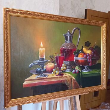 Şəkillər, tablolar: Ölçü 130/70.  Səhifəyə daxil olun digər rəsmlərə baxa bilərsiniz. Real — 30