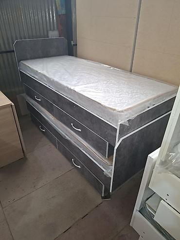 bunk bed: Односпальная кровать, Новый, С матрасом, длина - 190 см — 2