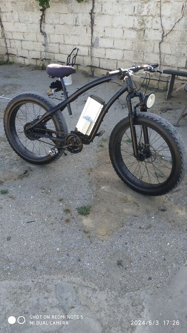 29 velosiped qiymetleri: Yeni Elektrik velosipedi 29", 500-750 Vt, Ünvandan götürmə