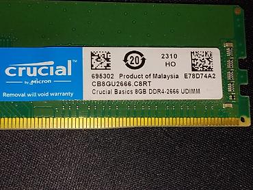 amd a10: Оперативная память (RAM) для ПК, Б/у, Crucial, 8 ГБ, DDR4, 2666 МГц — 1