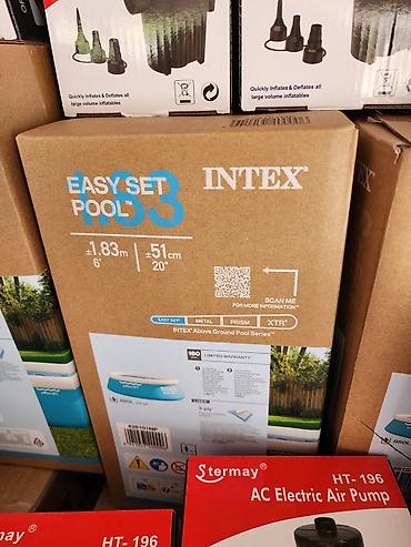 Бассейны: Каркасный прямоугольный бассейн Intex - Размеры: 300 × 200 × 75 см - — 12