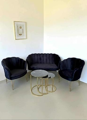 konjic grbonjic: Elegantna garnitura za dnevni boravak – art-deco stil - Sastav — 1