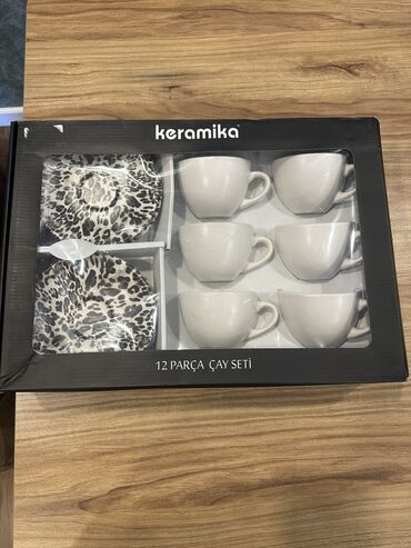 Çay dəsti, Keramika, 6 nəfərlik
