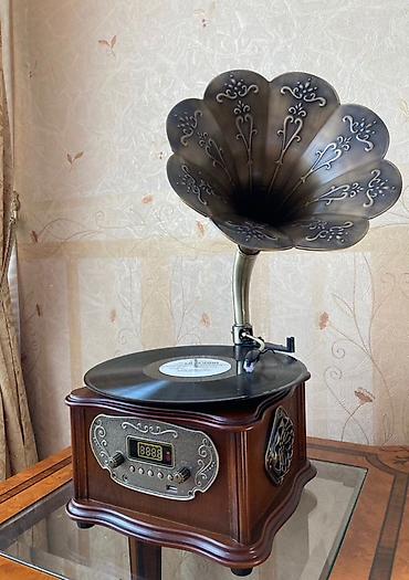 граммофон купить: Çox gözəl və estetik retro qrammofon satılır. Məhsul tam yenidir — 1