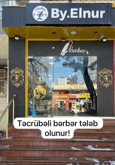 salon işi: Bərbər tələb olunur, Fiks edilmiş ödəniş, 1-2 illik təcrübə