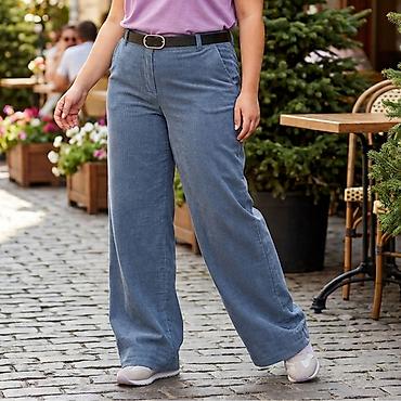 широкие джинсы: Джинсы, Турция, Высокая талия, Стрейч, 2XL, 3XL, 4XL — 3