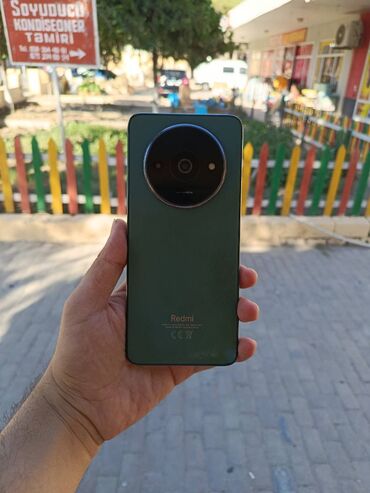 redmi 12 s: Redmi A3, 128 GB, rəng - Yaşıl, Sensor, Barmaq izi, Simsiz şarj