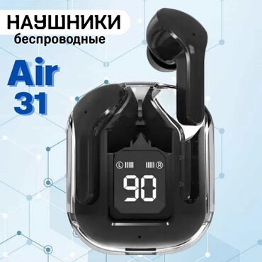 m10 qulaqlıq: Yeni Simsiz (Bluetooth) Qulaqcıqlar, AIR MUSIC, rəng - Qara