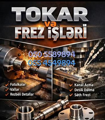 oxlar: Tokar və frez işləri – metal emalı xidməti Xidmətlər: - Futulkalar — 1