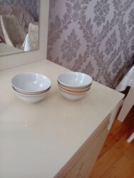 arshia столовые приборы: Kasalar, 6 ədədli dəst, rəng - Ağ, Farfor