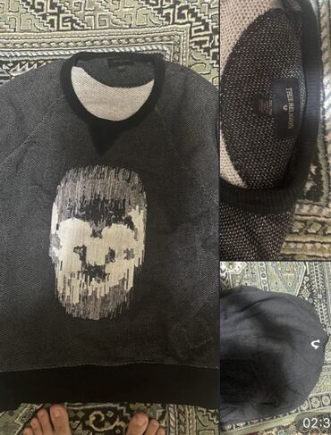 одежда из аниме: Эркектердин свитери, 4XL (EU 48), Колдонулган, түсү - Кара, Өзү алып кетүү, Акысыз жеткирүү, Акылуу жеткирүү