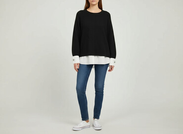bluzy ze śmiesznym napisem: BPC Selection, Sweter damski, rozmiar M