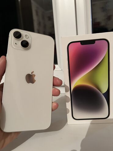 Apple iPhone: IPhone 14 Plus, Б/у, 256 ГБ, Белый, Коробка, 85 %