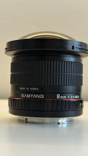 firi: Samyang 8mm f/3.5 UMC Fish‑Eye CS II (EOS mount) Vəziyyəti: işlənmiş — 3
