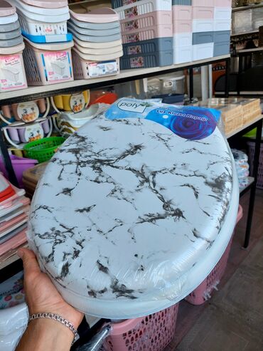 Unitaz qapaqları: Məhsul: Poly markalı “Lux Klozet Qapağı” - Universal oval ölçü — 2