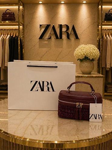 zara canta: ZARA qadın çanta – qutulu kosmetik/mini box model - Rəng seçimləri — 2