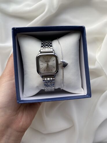спортивный часы: 2в1- Часы+браслет из серебра ( в подарок подарочный каробка и lalafo.kg да спортивный часы: 2в1- Часы+браслет из серебра ( в подарок подарочный каробка и