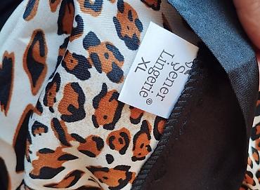Женская одежда: Qırmızı atlas qadın pijama dəsti - Material: parıltılı atlas/saten — 4