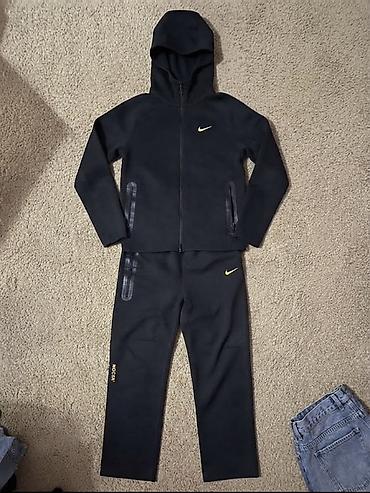 тедди найк: Мужской спортивный костюм, M, L, Nike, Б/у, цвет - Черный — 1