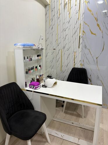 Salon, tibbi mebel dəsti: Gözəllik salonu üçün avadanlıq paketi - LED işıqlı dairəvi divar — 11