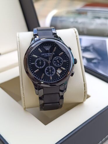 irşad telecom saatlar: Новый, Наручные часы, Emporio Armani, цвет - Черный