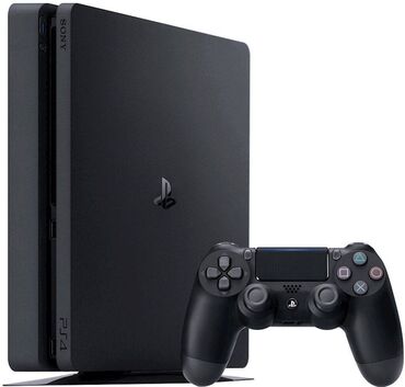 çukur 4 4: Evdə işlənmiş ideal ps4 slim 1TB 2 orginal pultla pultlar işləyir