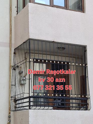 hasar setkaları: Məhsul: Dəmir reşotkalar (pəncərə və balkon üçün) - Material: Armatur — 2