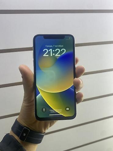 IPhone X, 64 ГБ, цвет Silver - Экран Super Retina OLED (2436×1125)