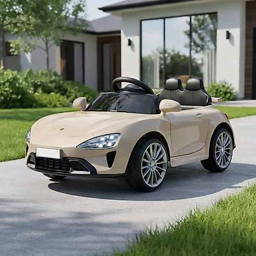 trake za bebe devojcice: Automobil za decu na akumulator Sport Plus Bež (12V) – SM-25106B-290 — 2