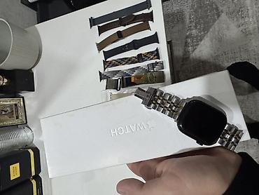 часы с калькулятором: Apple Watch с комплектом ремешков много разных. Зарядка, Коробка — 1