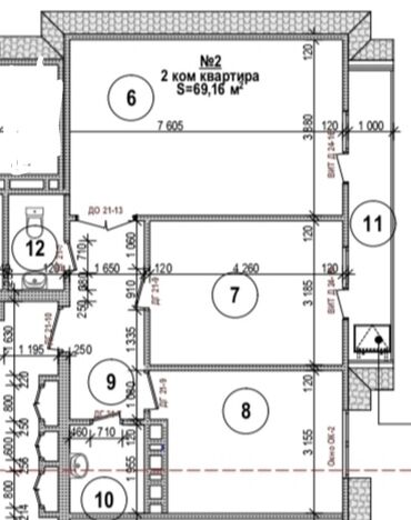 сниму квартиру в кок жаре: 2 комнаты, 69 м², Элитка, 5 этаж, ПСО (под самоотделку)