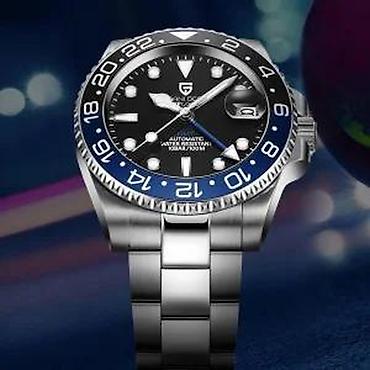 Ručni satovi: PAGANI DESIGN PD-1662 NH34 GMT -BATMAN- Rolex GMT-Master II Potpuno — 1