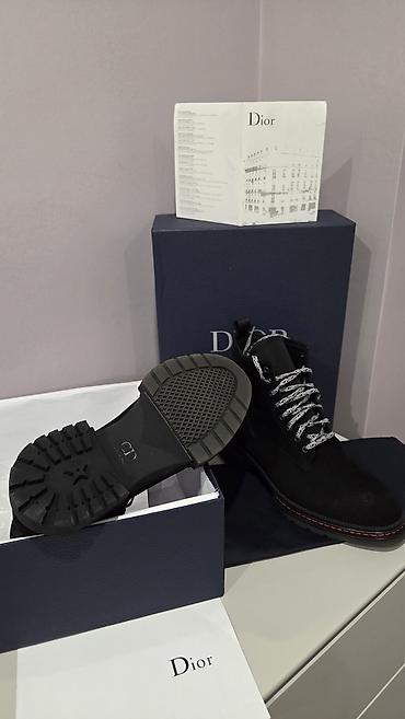 духи dior: Мужские ботинки, 43, Dior, Новый, цвет - Черный, Бесплатная доставка — 2